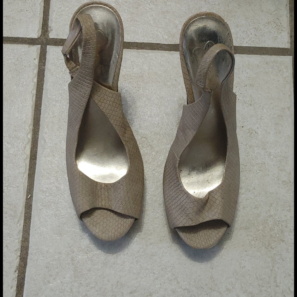 Jessica Simpson strappy heels